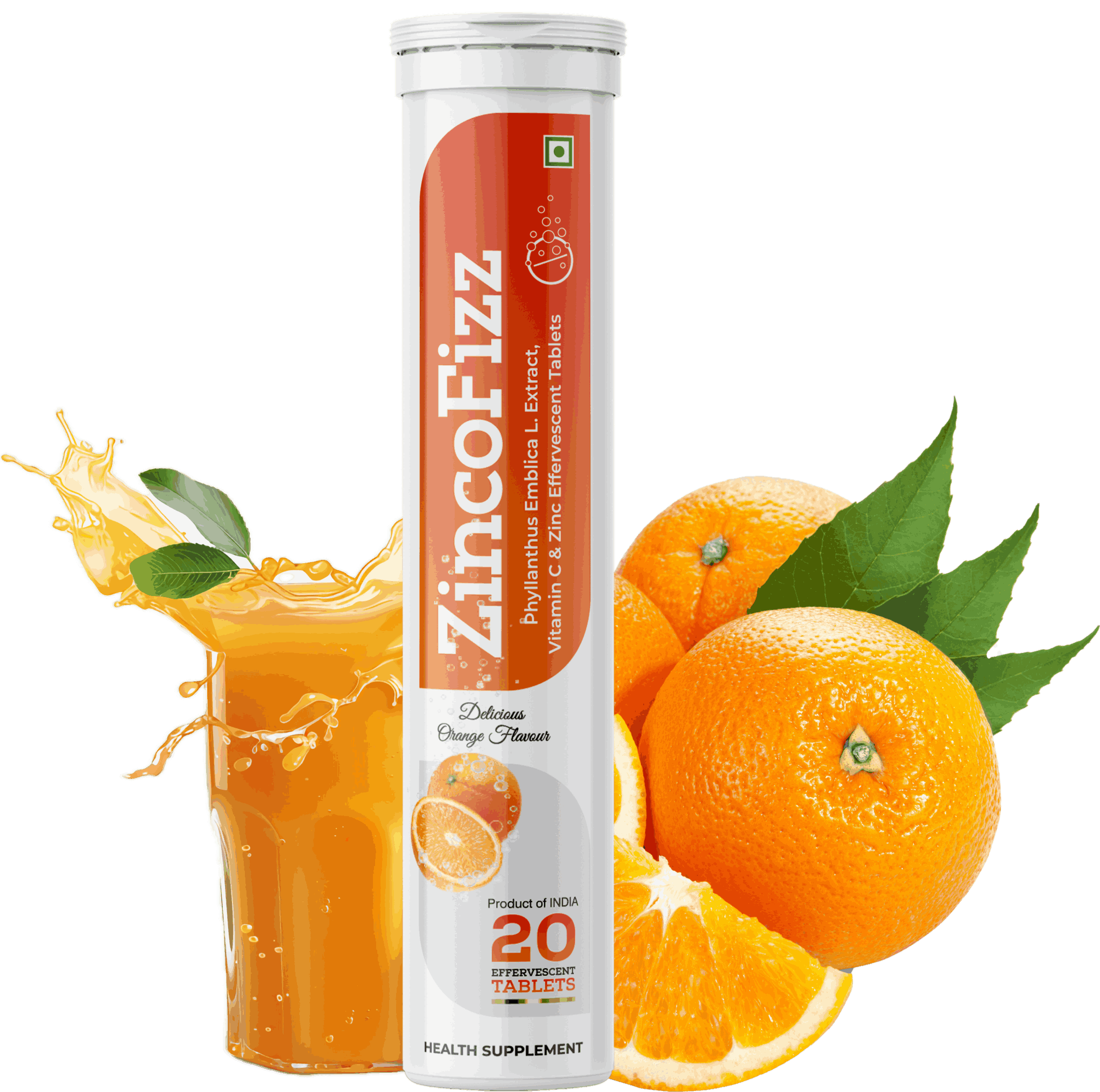 ZincoFizz - Vitamin C & Zinc Effervescent Tablets