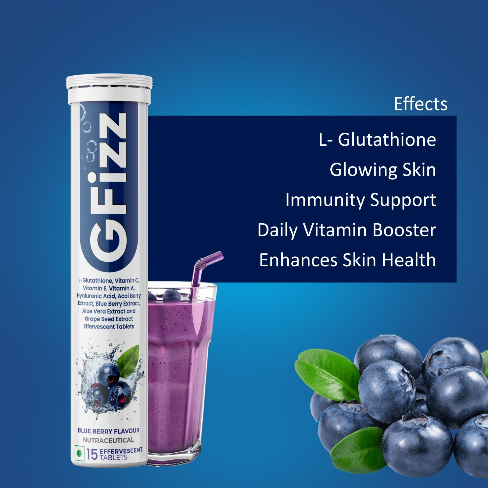Thumbnail of Gfizz – Effervescent Antioxidant & Skin Brightening Tablets